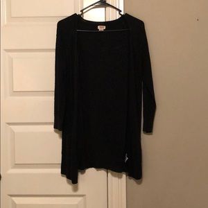 black cardigan